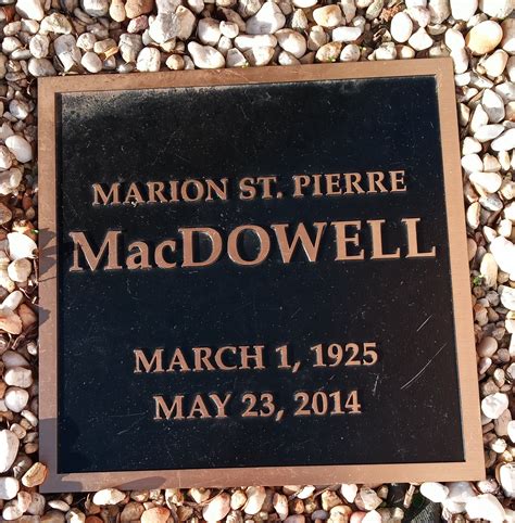 marion st. pierre macdowell